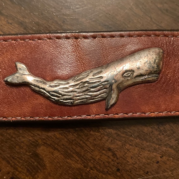 Honest by Brighton VINTAGE (1992)  “Endangered Species” Brown Leather Belt. - Picture 12 of 16